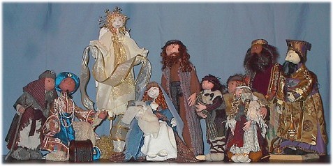 Nativity Cloth Doll Patterns by by Barbara Schoenoff