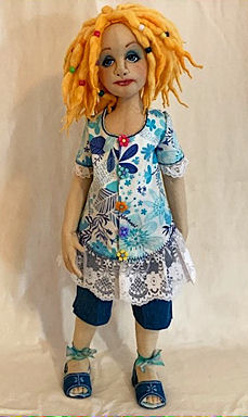 Ruth Cloth Doll Pattern by Diana Baumbauer - NEW!