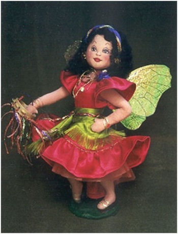 Doll Making Pattern - Coquetta , A Fairy Doll Pattern by Arlene