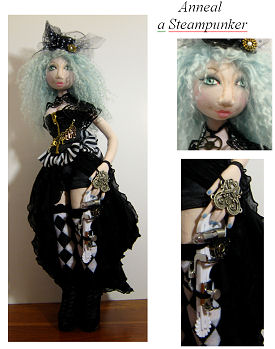 18" Steampunk - Cloth Doll Pattern