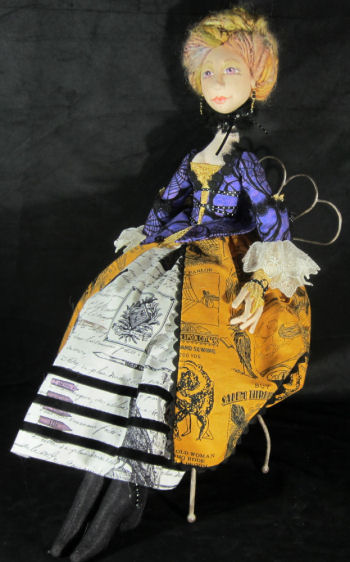 Lady Elspeth, Cloth Doll Witch Pattern for Sewing