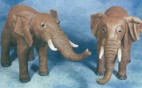 Elephant Cloth Animal Doll Making Sewing Pattern and Instructions