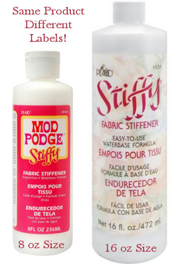 Stiffy Fabric Stiffener 