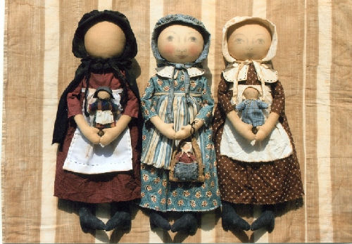 Early Style Settler Dolls