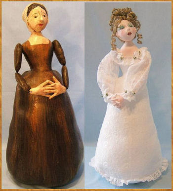 Wooden Reproduction with Supplement Cloth Doll Pattern