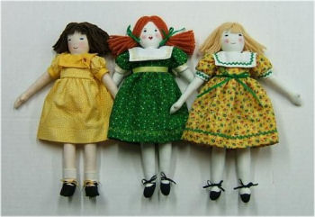 Counterpane Doll Sewing Cloth Doll Pattern