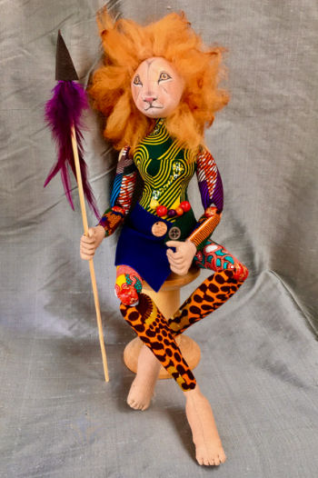 Safari Girl  Cloth Doll Pattern by Jan Horrox 
