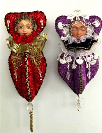 Baroque Style Ornaments Cloth Doll Making Sewing Pattern