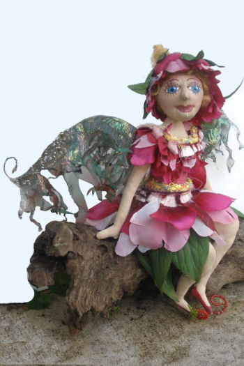 Blossom, a 9" Fairy Cloth   Doll Sewing Pattern