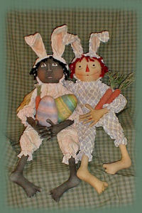 ld chenille bedspreads make great outfits for these 28” holiday buddies. Directions for eggs and carrots included.