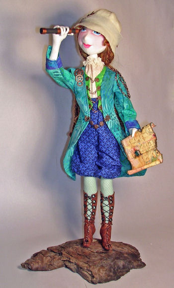 Tessa the Victorian Explorer Steampunk Cloth Doll Making Sewing Pattern