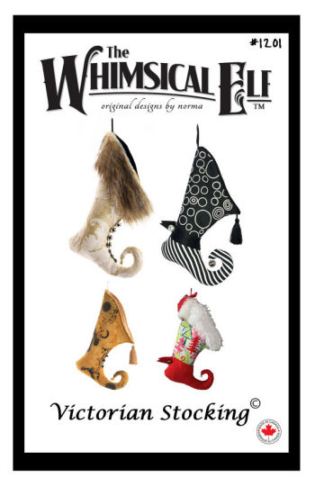 Victorian Christmas Stocking - Sewing Pattern