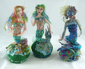 Mermaid Pincushions