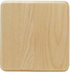 6.75" Pine Plaque Square