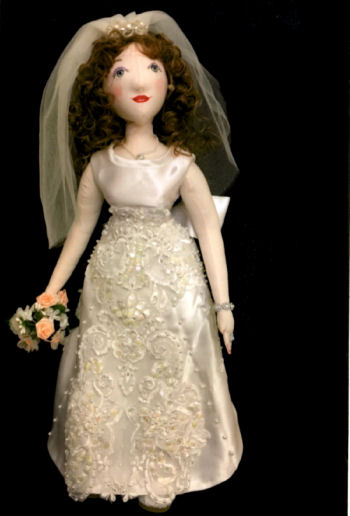 Woman Bride Cloth  Doll Pattern 