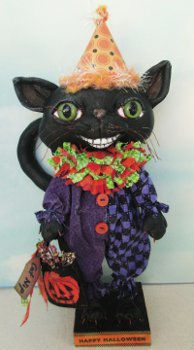 Halloween Cat  - Doll Making Pattern and Instructions