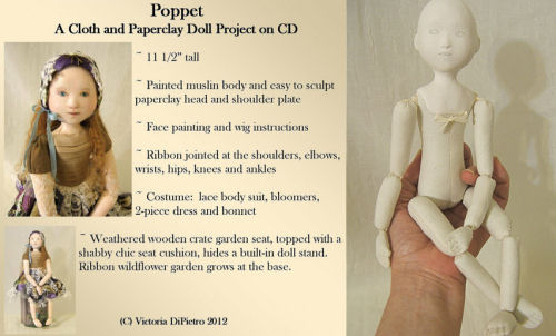 Poppet CD This 11-1/2" beauty is the perfect starter project for those who want to try paperclay. 