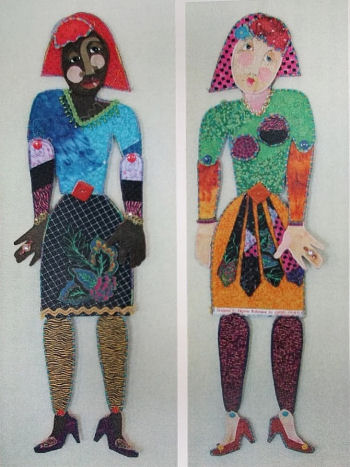 Fabric Paper Doll - Cloth Doll Making Sewing Pattern by Virgina Robertson