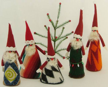 Recycle Santas - Cloth Doll Making Sewing Pattern by Virgina Robertson