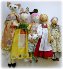 Cloth Art Doll Making Sewing Projects, Patterns, Booklet and CDs by Leslie Molen