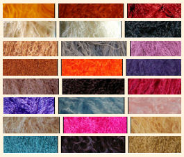 24 shades of Tibetan Lamb For Doll Hair and Wigs