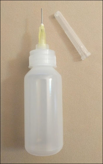 Applicator Bottle Squeeze Dispensers - Round Bottle - 18ga x 1-1/2 Needle