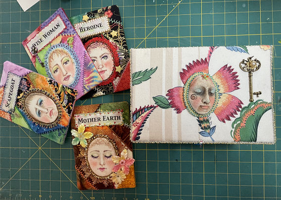 Oracle Cards Box - The Dollmaker's Oracle Cards Sewing Pattern  Diana Baumbauer 