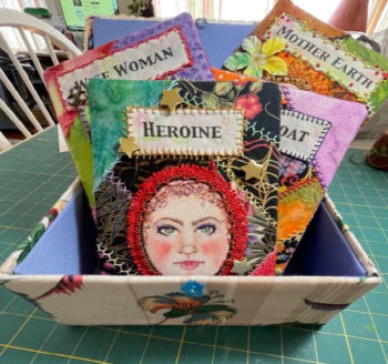 Pictured with Dollmaker's Oracle Cards - The Dollmaker's Oracle Cards Sewing Pattern  Diana Baumbauer 