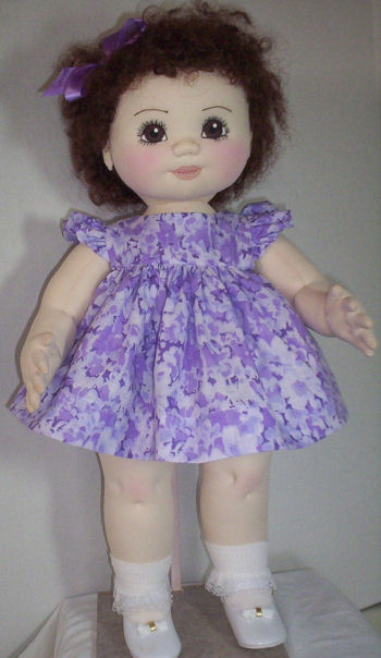 Dee Ann, 21" Baby Doll Sewing Pattern - Doll Pattern