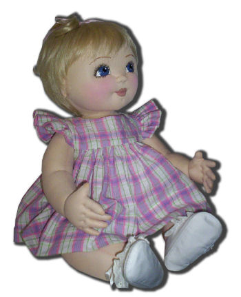 Elaine, 22" Baby Doll Sewing Pattern