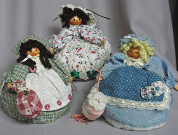 Mini Clothespin Pincushion Dolls  Clothespin Dolls