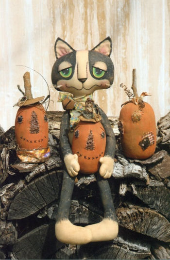 Alley Cat & His Junkyard Jacks Cloth Doll Pattern