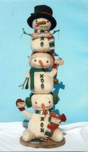 Stick Stack Snow Snowmen