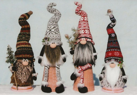 Nordic Gnomes Cloth Doll Sewing Pattern by Happy Heart Patterns