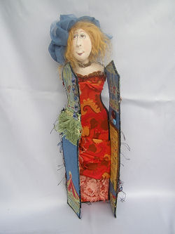 Kathleen cloth doll pattern by Jill Maas.