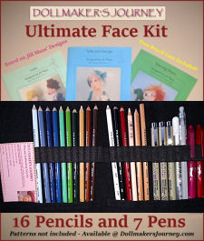 Cloth Doll Face Making Supplies - Paints, Markers and more