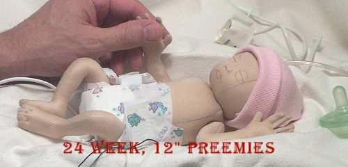 24 Week Preemie Doll Pattern Cloth Doll Pattern Sewing Dollmaking