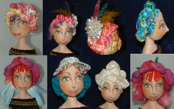 Headdress eBook (PDF file Only)  - Cloth Doll Hats and More