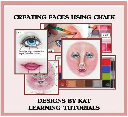 Sculpting Cloth Doll Faces PDF Tutorial By Kat Lees PDF Download Doll Making Tutorial