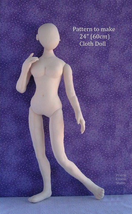 textile doll Blank doll bodies with ears