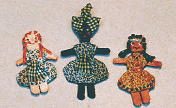 Miniature Topsy-Turvy Folk Doll Kit - 2" Tall