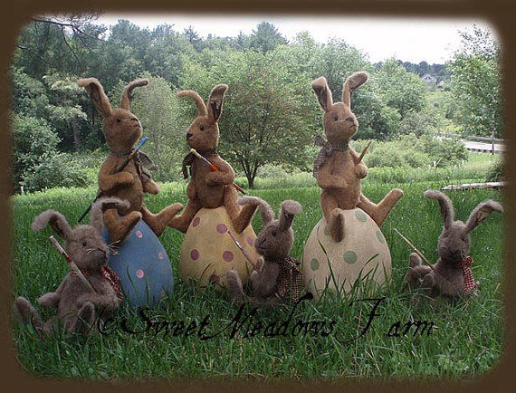 cloth rabbit dolls