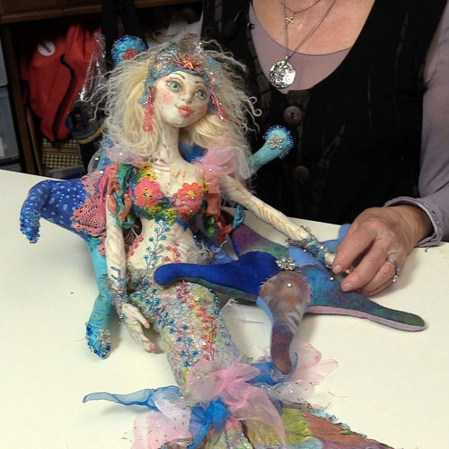 "Cloth Doll Mermaids" with Patti Medaris Culea Cloth Doll Making DVD