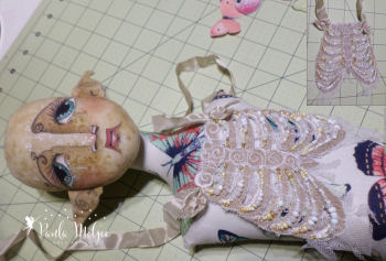 Rib-cage- A Doll Costuming Accessory Cloth Sewing Pattern 