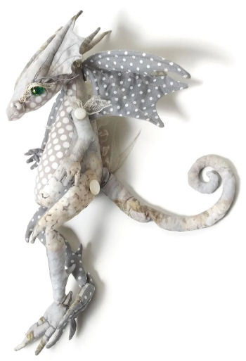 Online Class! Dollmaking for Bali Baby Dragon  Includes Videos!