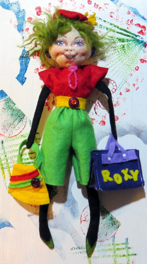Foxy Roxy, 12" Cloth Doll Pattern by Sharon Mitchell