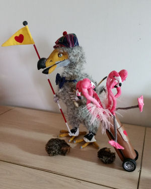 The Dodo Playing Croquet 