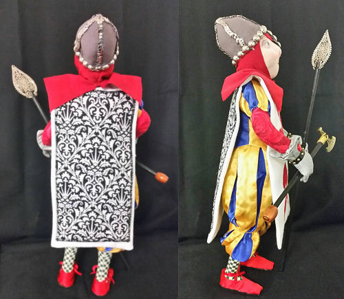 The Queen's Card Guard Cloth Doll Pattern BY Suzette Rugolo