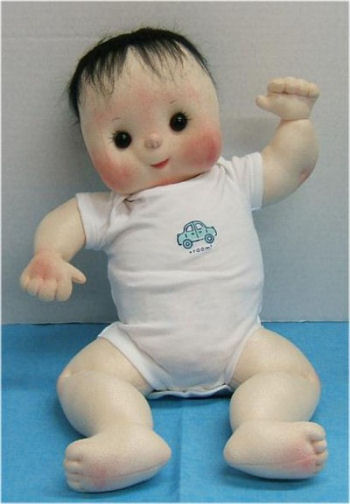 Bare Baby by Judi Ward..  PDF Download Cloth Baby Doll Pattern