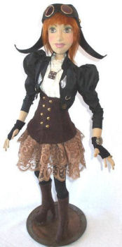 Laura Lunsford Original Cloth Doll Designs.  Steampunk and more!